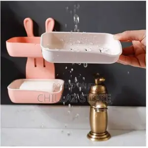 Mounted Soap Dish Box for Kitchen Bathroom – Multi-Colour