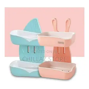 Mounted Soap Dish Box for Kitchen Bathroom – Multi-Colour