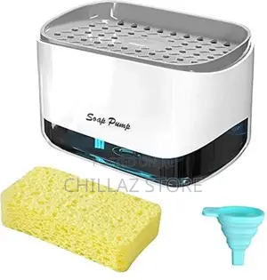 2-in-1 Countertop Dish Washing Liquid Soap Dispenser