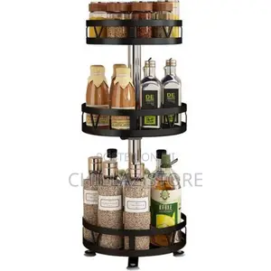 Kitchen Trolley Shelf Spice Storage Rack Organizer