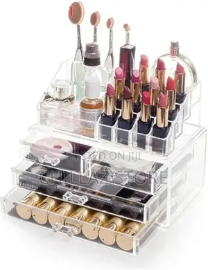 Acrylic Cosmetics Makeup Organizer Storage Box Drawers