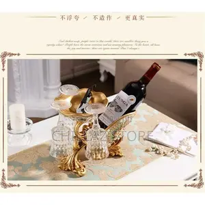 Tabletop Single Wine Accessory Bottle Holder,
