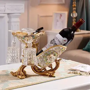 Tabletop Single Wine Accessory Bottle Holder,