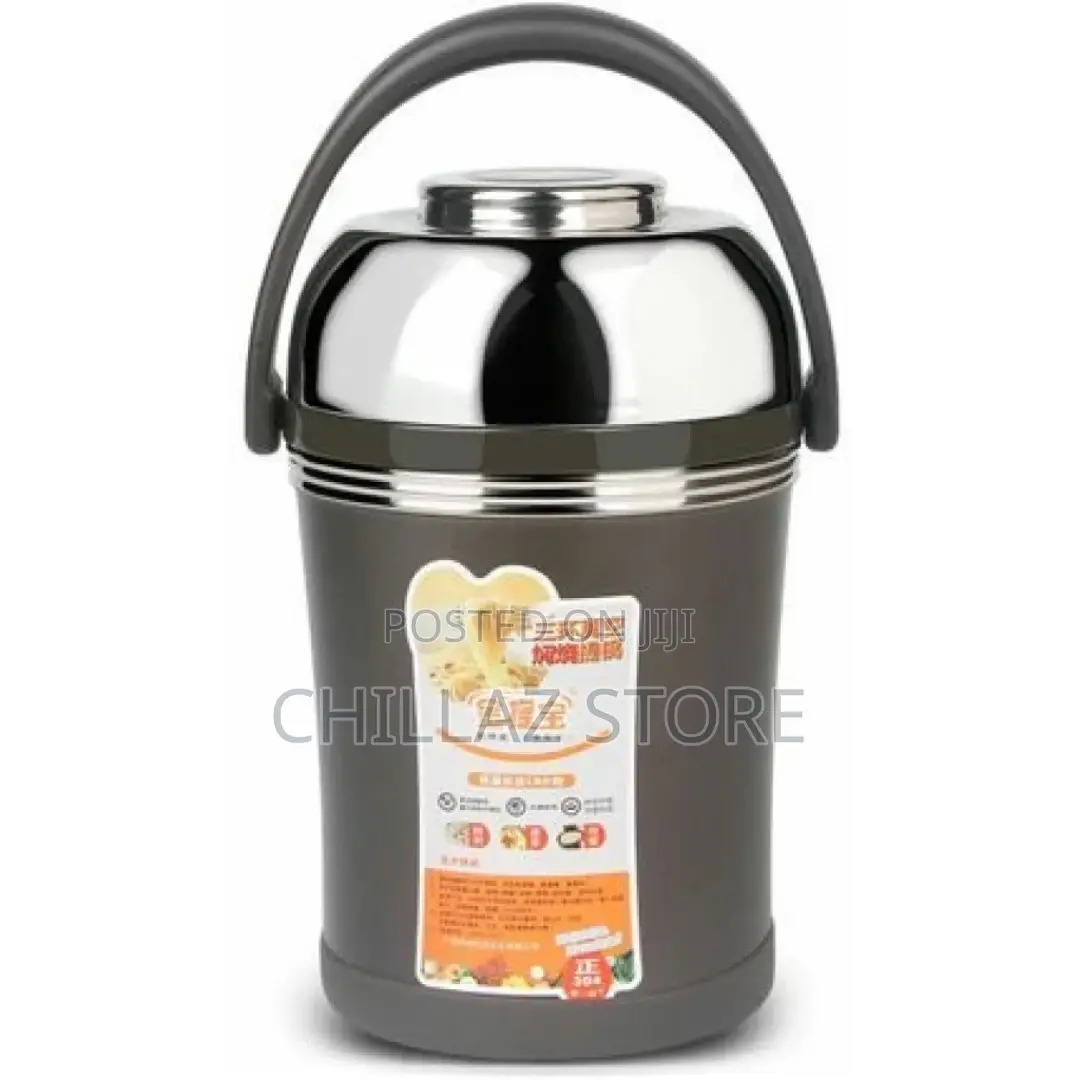 2 Litre Food Flask Storage Lunch Box Container