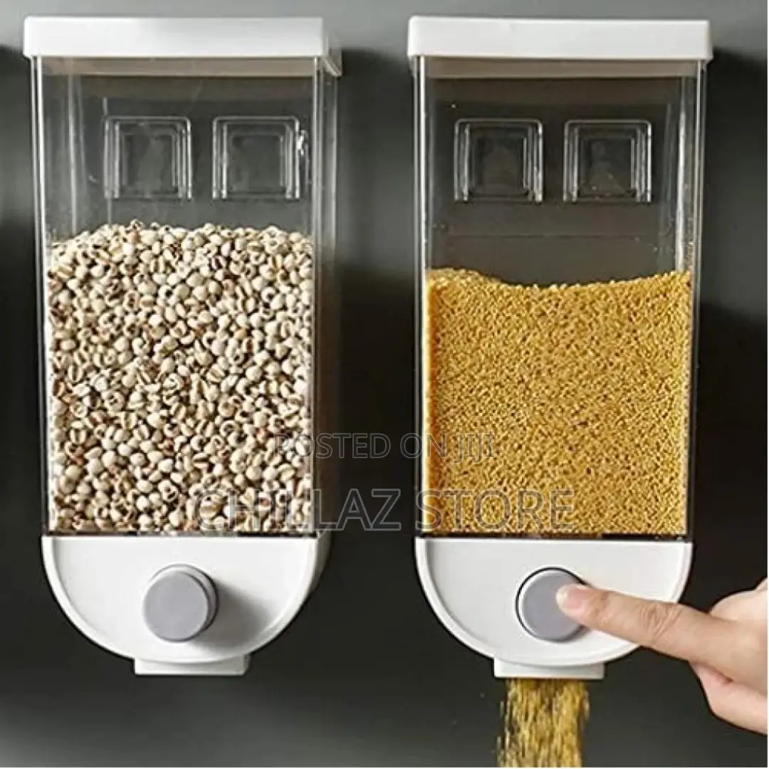 Wall-Mounted Cereal Dispenser, Food Storage Container