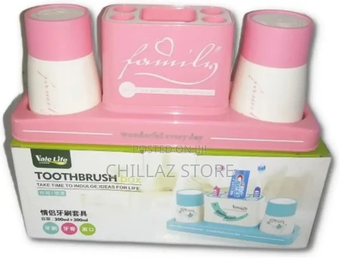Multipurpose Toothbrush Holder Toothpaste Dispenser