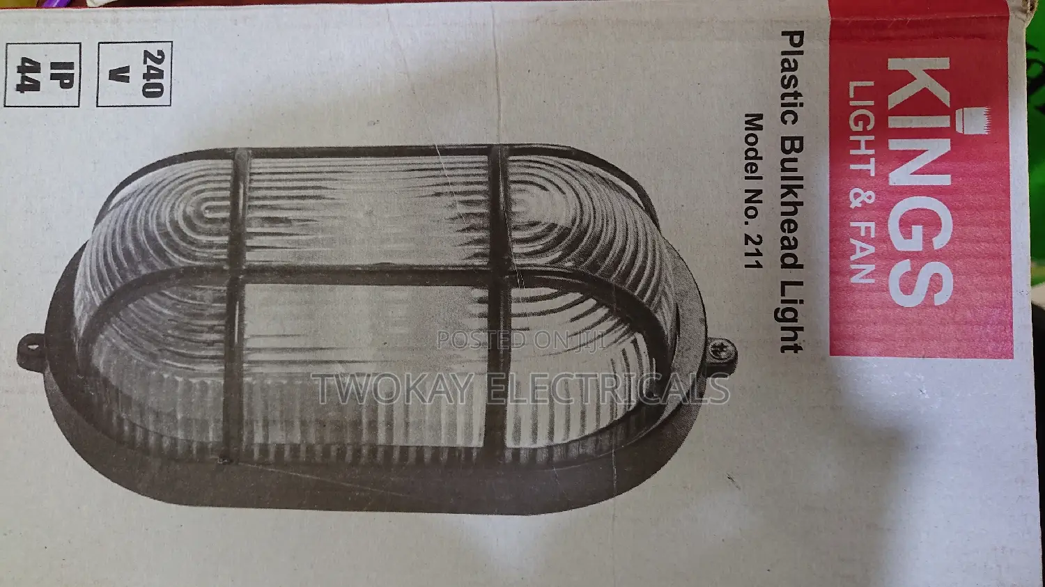 Plastic Bulk Head Wall Light