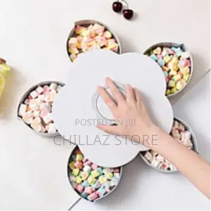 Candy Box Serving Rotating Tray Storage