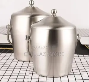 Stainless Steel Wine Ice Bucket –