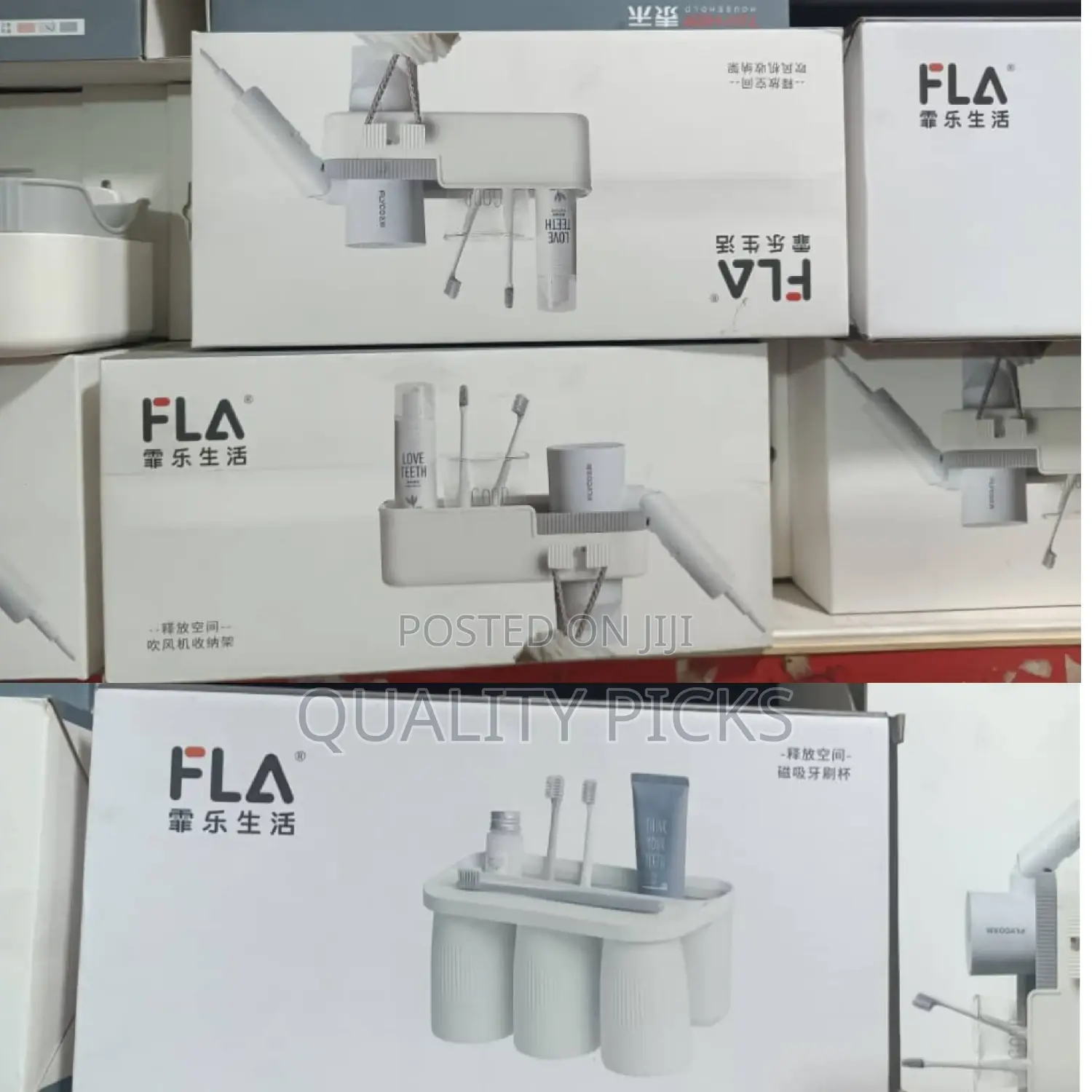 Mounted Toothbrush Holder