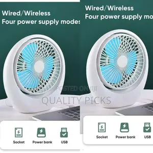 Rechargeable Mini Desktop Fan