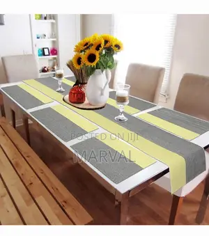 Set of 6 Dining Table Mats With Runner
