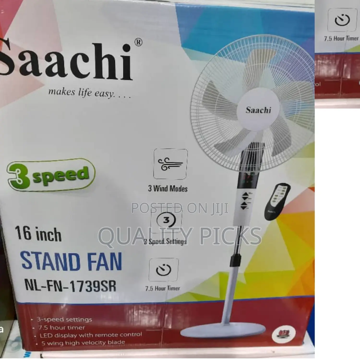 Electric Saachi Stand Fan