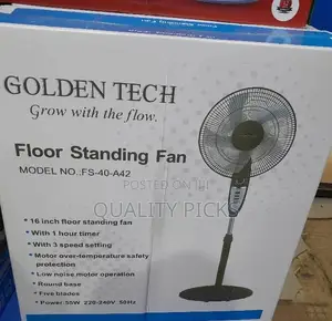 Electric Golden Tech Fan