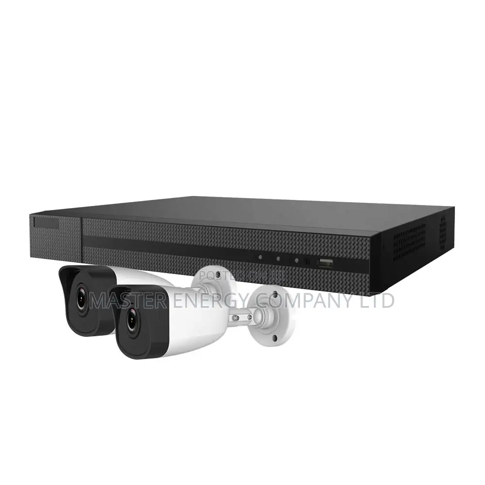 2 Channel IP Cameras Full Kit