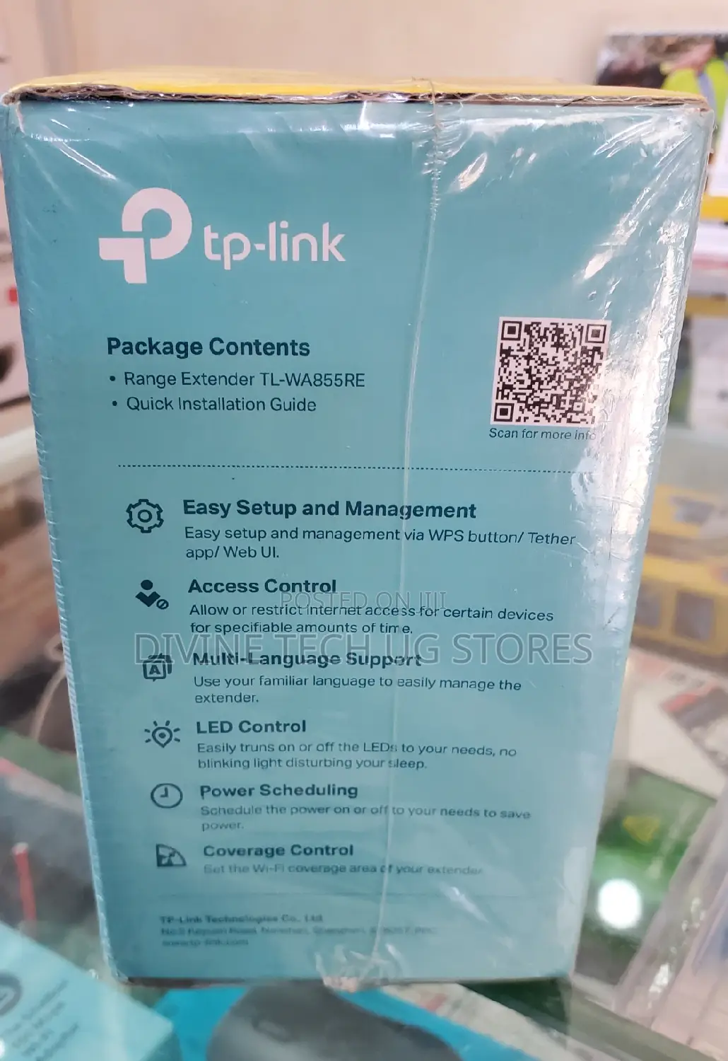 TP Link Wifi Range Extender -TL WA855RE N300