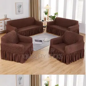 Coffee Brown Sofa Cover Set