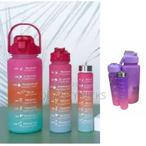 Plastic Travel Water Bottle Set