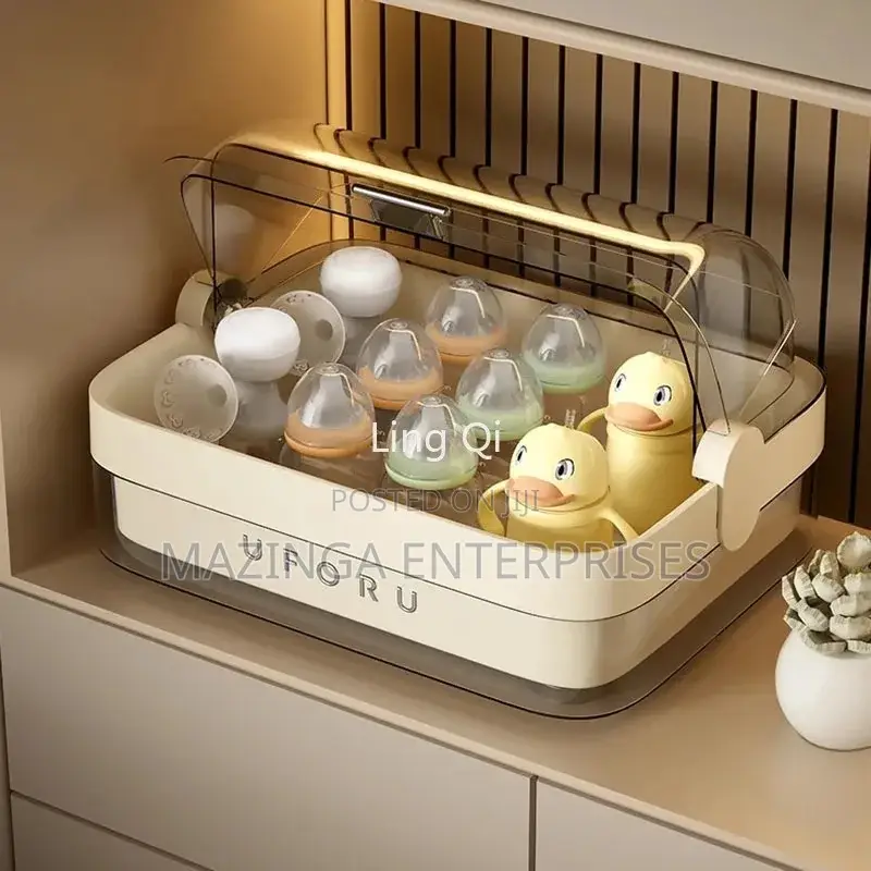 Dual Kitchen Dish Drainer and Drying Rack Tray and Cover