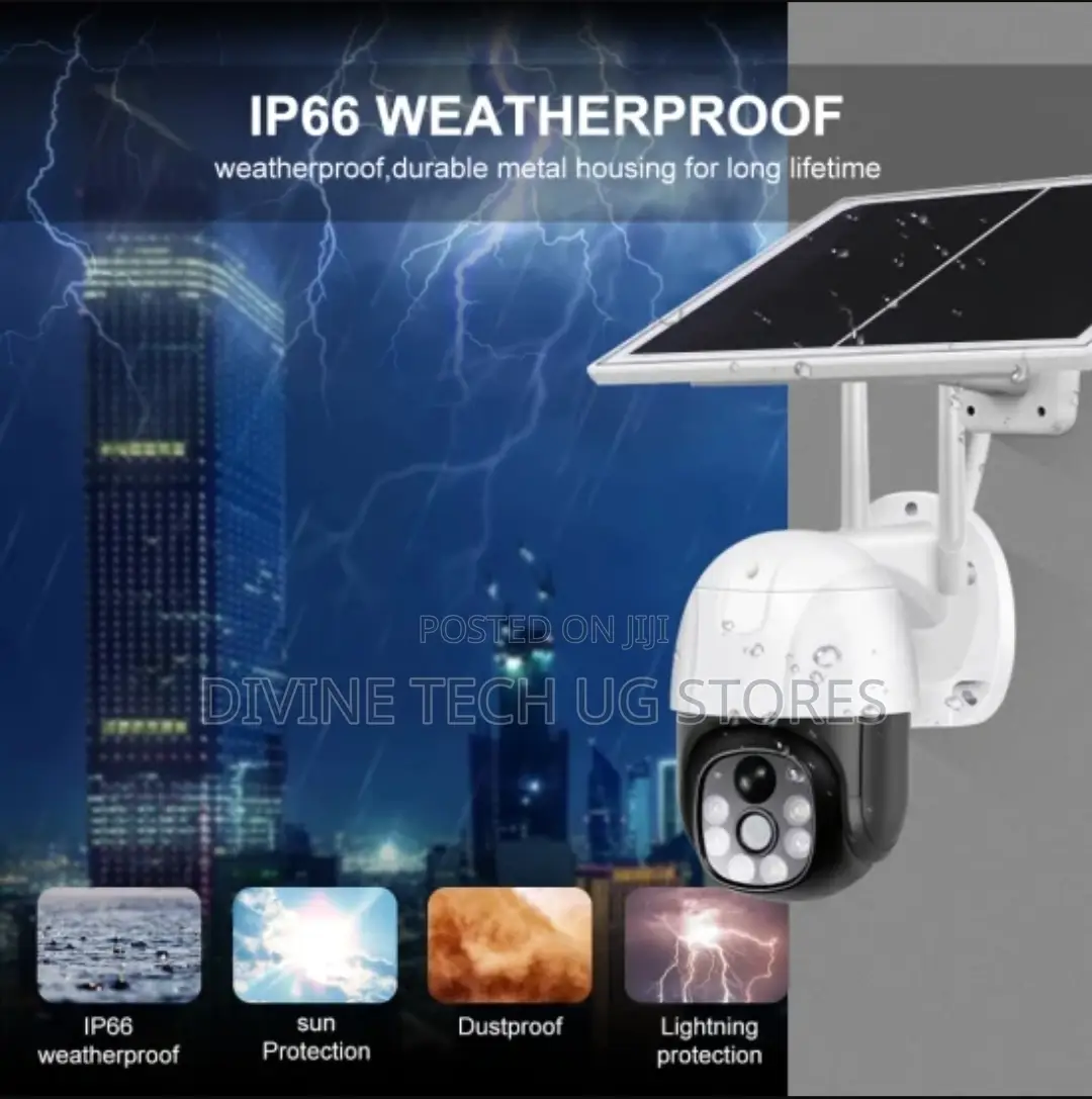 4g Solar-Powered Home Security Camera