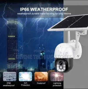 4g Solar-Powered Home Security Camera