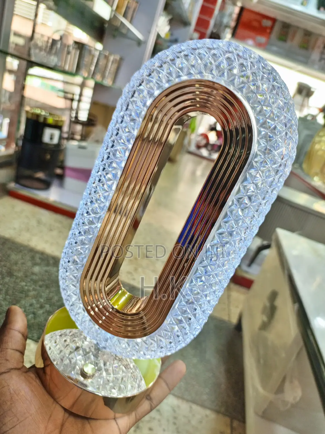 LED Multicolor Crystal Lamp
