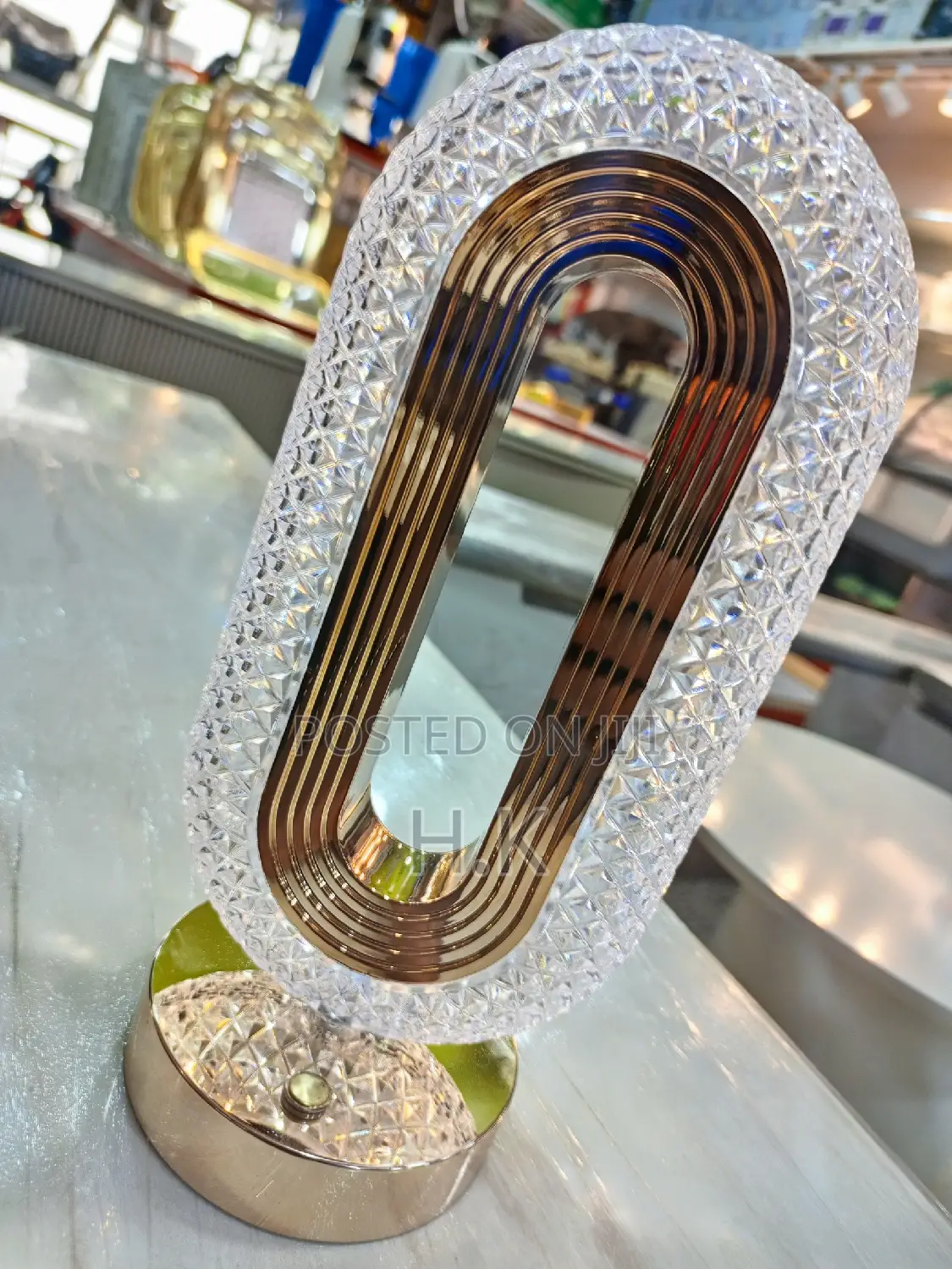 LED Multicolor Crystal Lamp