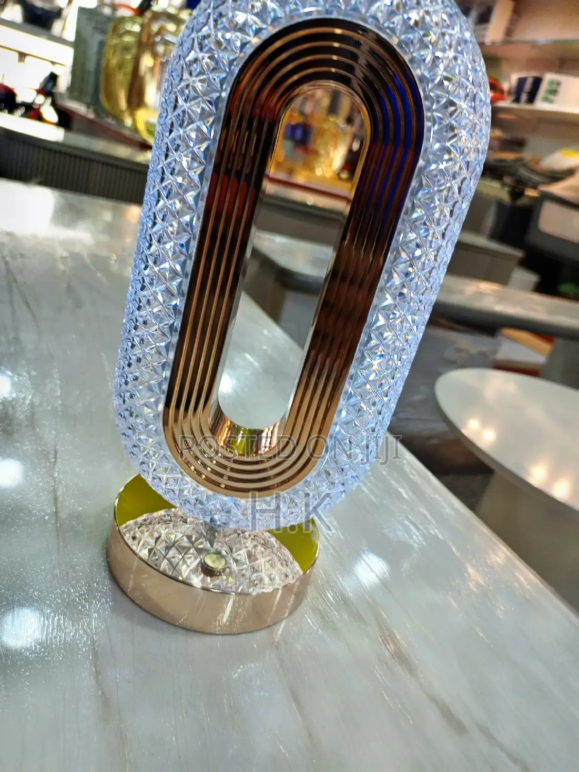 LED Multicolor Crystal Lamp