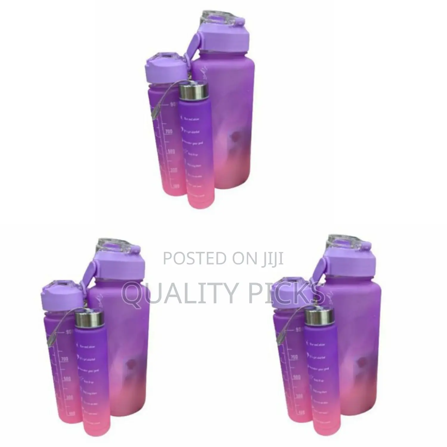 Plastic Water Bottle Set