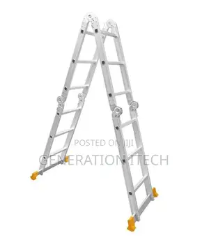 Ingco Multi-Purpose Aluminum 4 X 3 Steps Ladde R