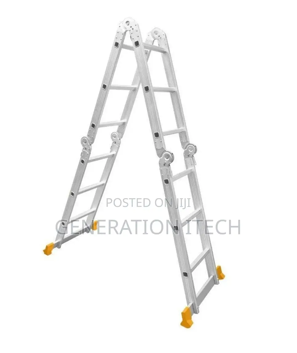 Ingco Multi-Purpose Aluminum 4 X 3 Steps Ladde R