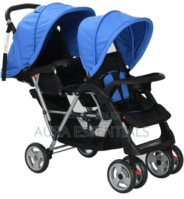 Foldable Twin Baby Double Stroller