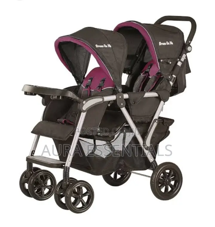 Foldable Twin Baby Double Stroller