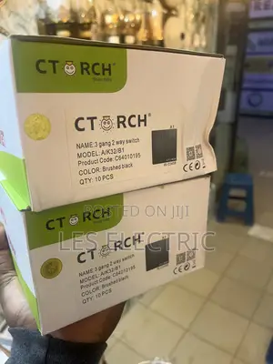 3gang Switch Black Ctorch