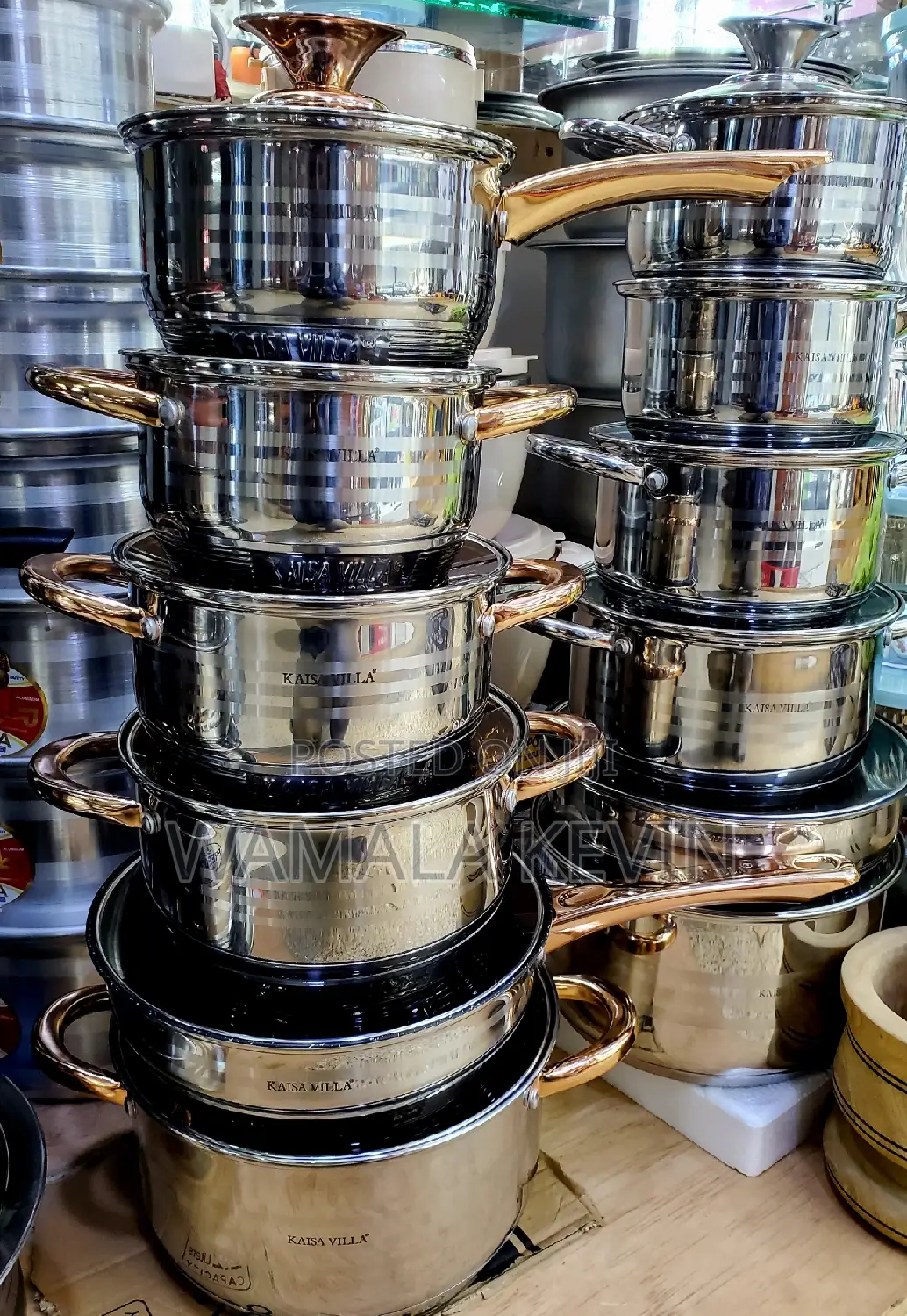 Stainless Steel Induction Cookware Set.