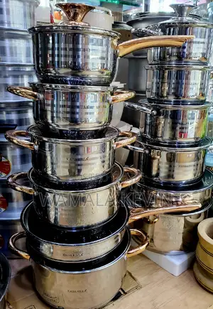 Stainless Steel Induction Cookware Set.