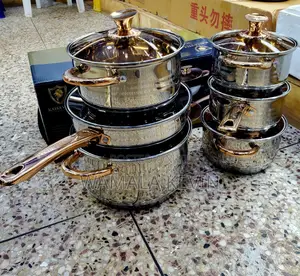 Stainless Steel Induction Cookware Set.