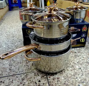 Stainless Steel Induction Cookware Set.