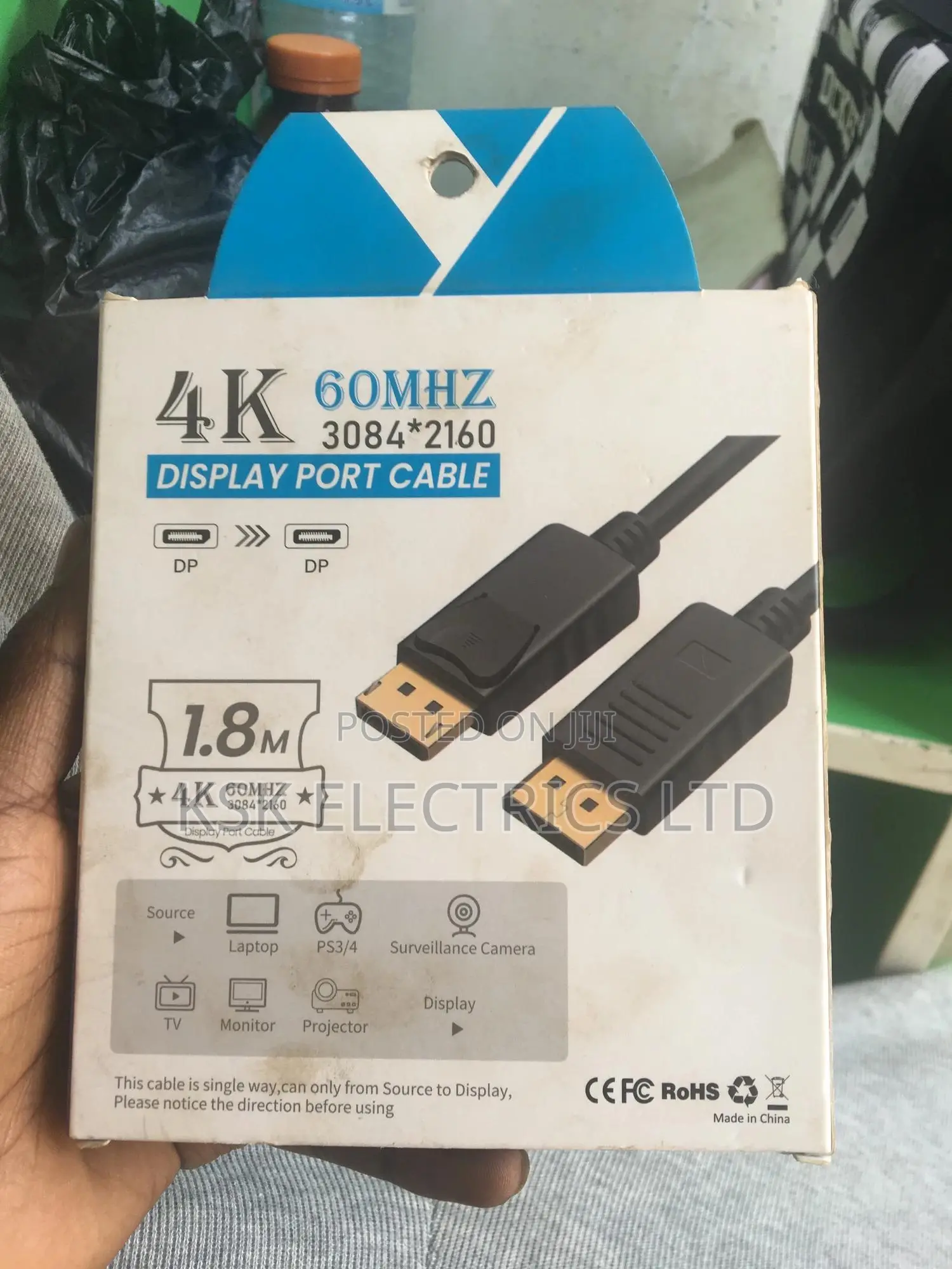 Display Port Cable (Dp to Dp)