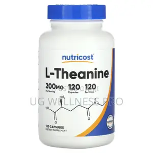 Nutricost, L-Theanine, 200 Mg, 120 Capsules