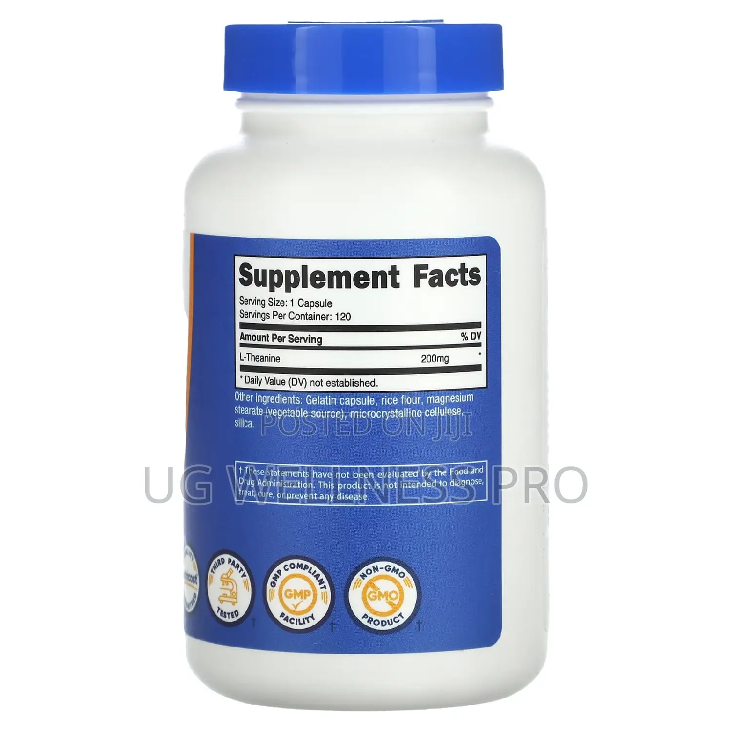 Nutricost, L-Theanine, 200 Mg, 120 Capsules