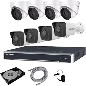8 Channel 2mp IP Cameras Full Kit