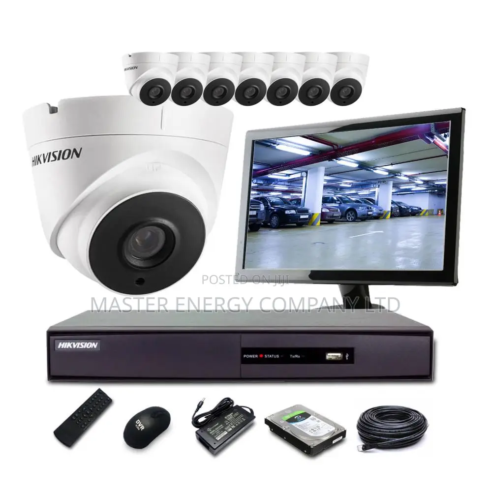 8 Channel 2mp IP Cameras Full Kit ✓