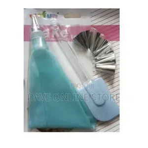 Cake Icing Decorating Tool Kit With Spatulaand Pastry Bag-R