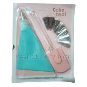 Cake Icing Decorating Tool Kit With Spatulaand Pastry Bag-R