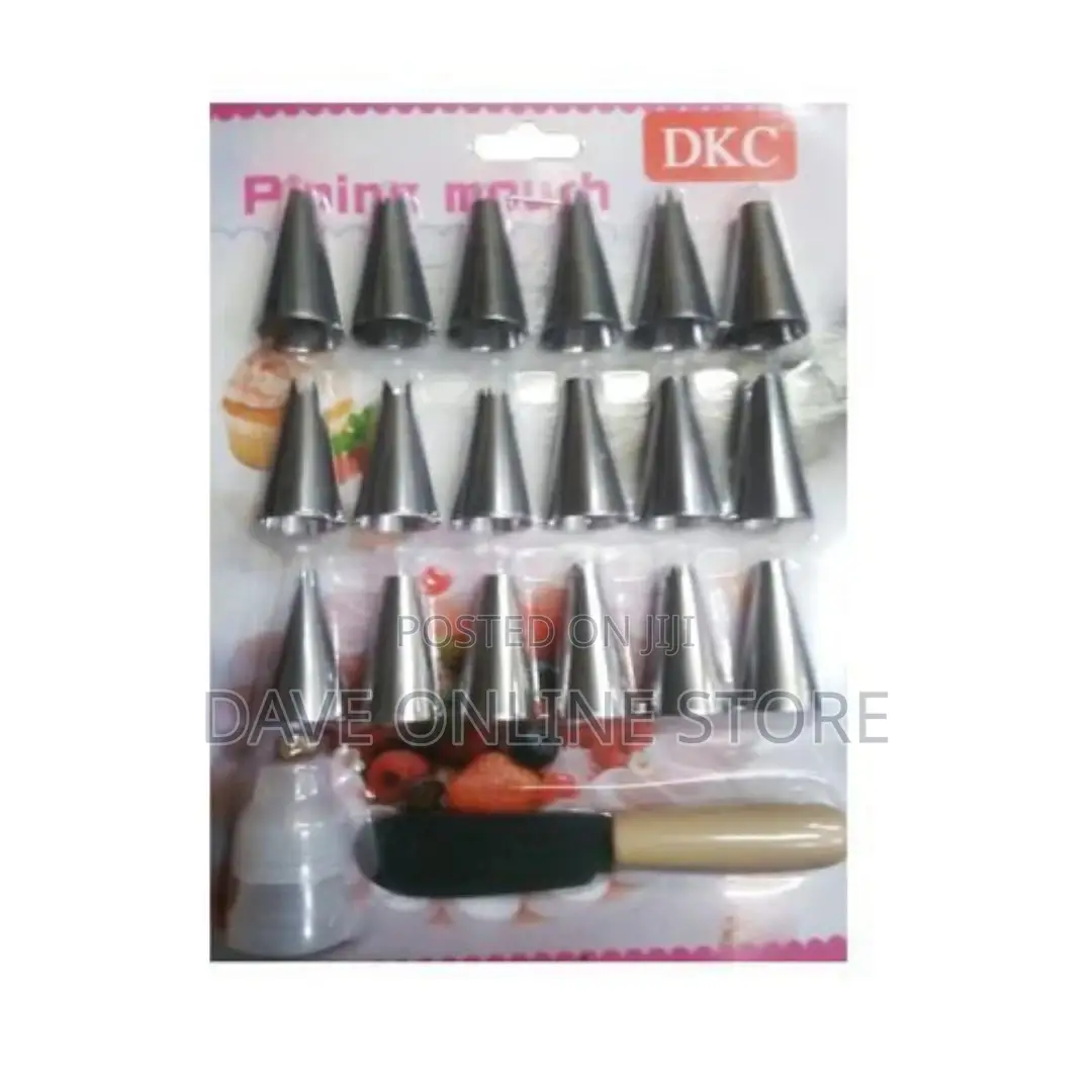 Cake Icing Decorating Tool Kit-Silver