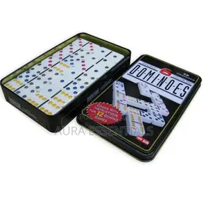 Double 6 Color Dot Dominoes Game Set