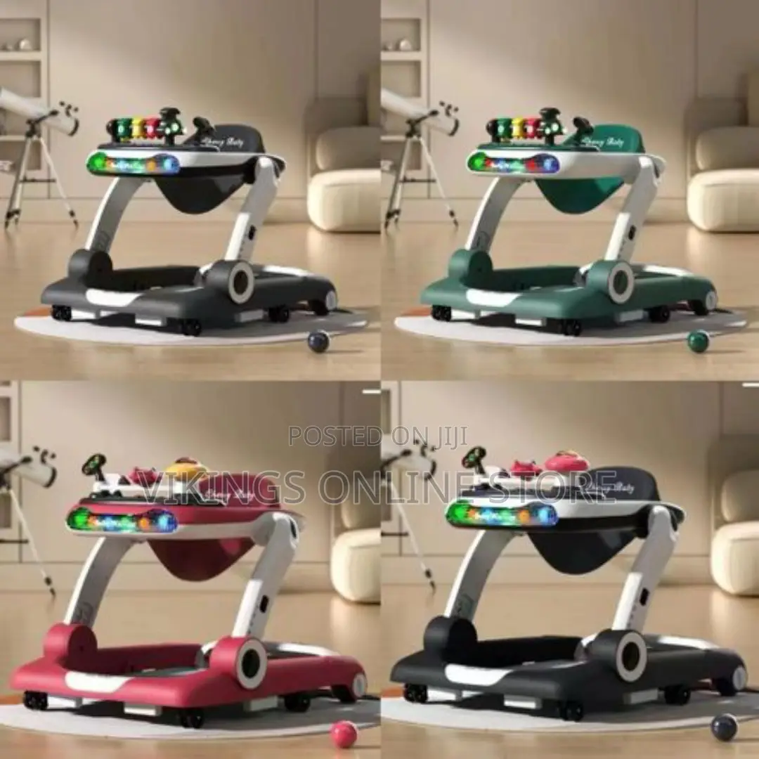 Multi Purpose Cherry Baby Walker - Multicolour