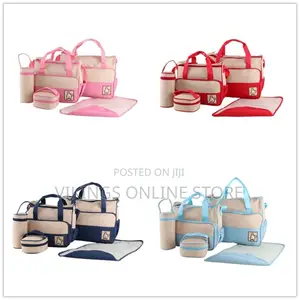 Dot Diaper Bags - Sky Blue