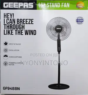 Geepas Very Strong and Durable Stand Fan